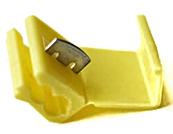 Ответвитель для провода 878100-16, обжимной, изолированный, AWG12-10, желтый, 100шт., NETKO Optima